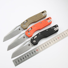 Microtech MSI RAM-LOK Manual Folding Knife 3.54" M390MK Plain Blade, Grivory Handles