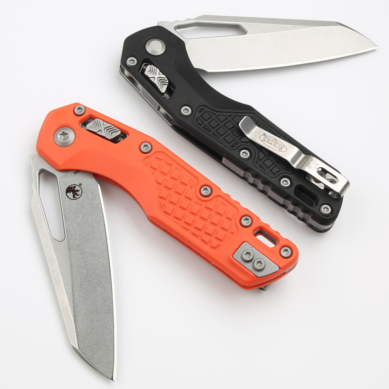 Microtech MSI RAM-LOK Manual Folding Knife 3.54" M390MK Plain Blade, Grivory Handles