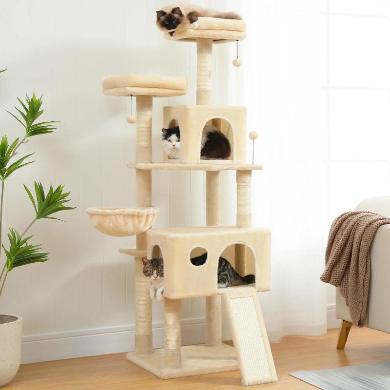 Domestic Delivery Multi-Level Cat Tree Tower Climb Furniture Scratching Post for Indoor House Pet Supplies Kitten Toy