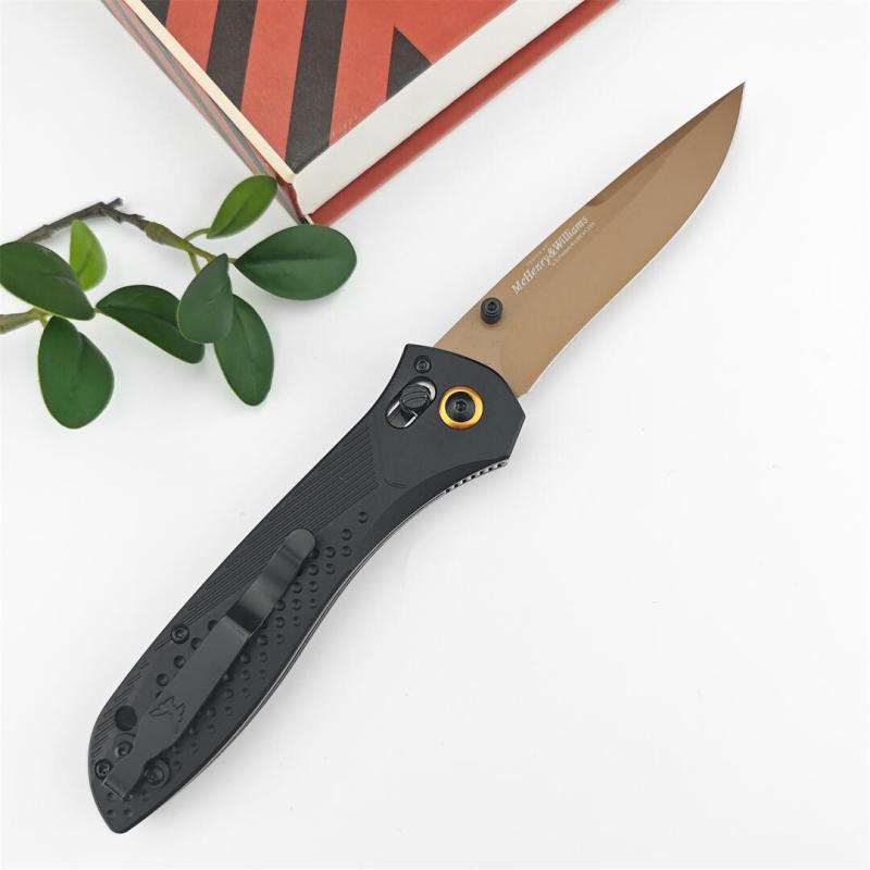 Benchmade 710FE-2 Seven | Ten Axis Folding Knife 3.93" GB-D2 Drop Point Blade, Aluminum Alloy Handles