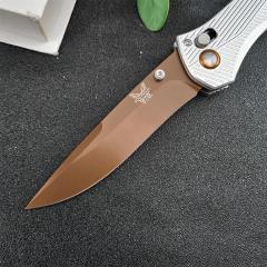 Benchmade 710FE-2 Seven | Ten Axis Folding Knife 3.93" GB-D2 Drop Point Blade, Aluminum Alloy Handles