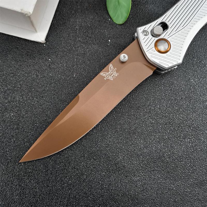 Benchmade 710FE-2 Seven | Ten Axis Folding Knife 3.93" GB-D2 Drop Point Blade, Aluminum Alloy Handles