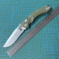 Microtech Amphibian RAM-LOK Manual Folding Knife 3.62" M390MK Plain Blade, G10 Handles