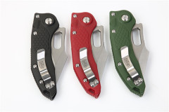 Microtech AUTO Stitch 3.03" D2 Stonewashed Blade, Nylon Fiber Handles