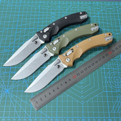 Microtech Amphibian RAM-LOK Manual Folding Knife 3.62" M390MK Plain Blade, G10 Handles