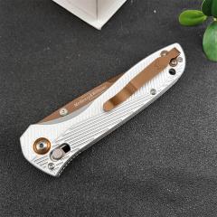 Benchmade 710FE-2 Seven | Ten Axis Folding Knife 3.93" GB-D2 Drop Point Blade, Aluminum Alloy Handles