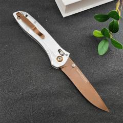 Benchmade 710FE-2 Seven | Ten Axis Folding Knife 3.93" GB-D2 Drop Point Blade, Aluminum Alloy Handles