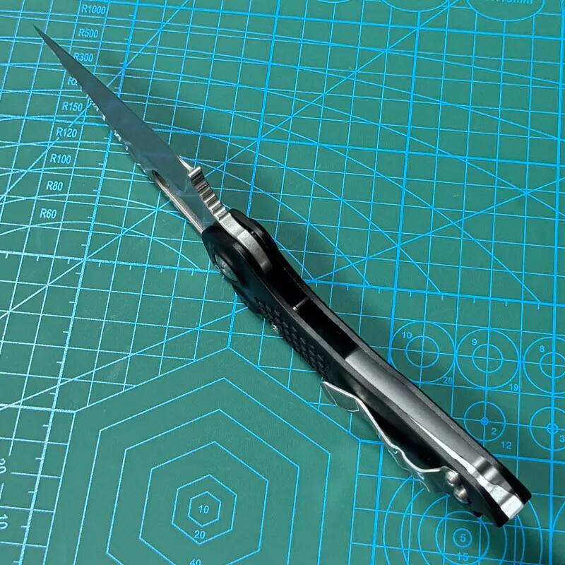 Microtech MSI RAM-LOK Manual Folding Knife 3.54" M390MK Plain Blade, Carbon Fiber Handles, AXIS Lock