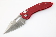 Microtech AUTO Stitch 3.03" D2 Stonewashed Blade, Nylon Fiber Handles