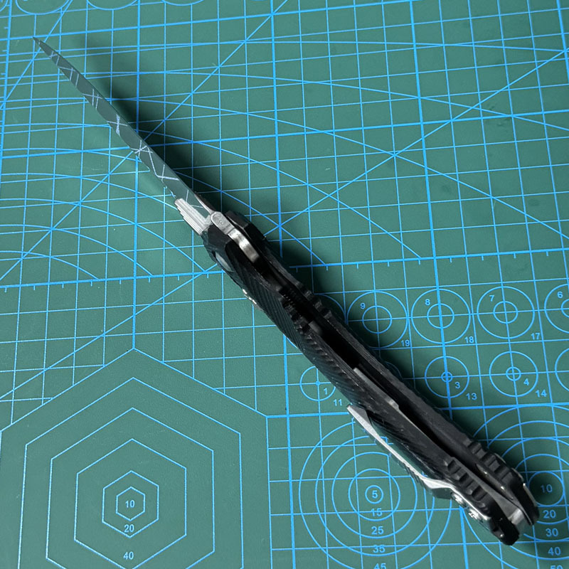 Microtech Amphibian RAM-LOK Manual Folding Knife 3.62" M390MK Plain Blade, G10 Handles