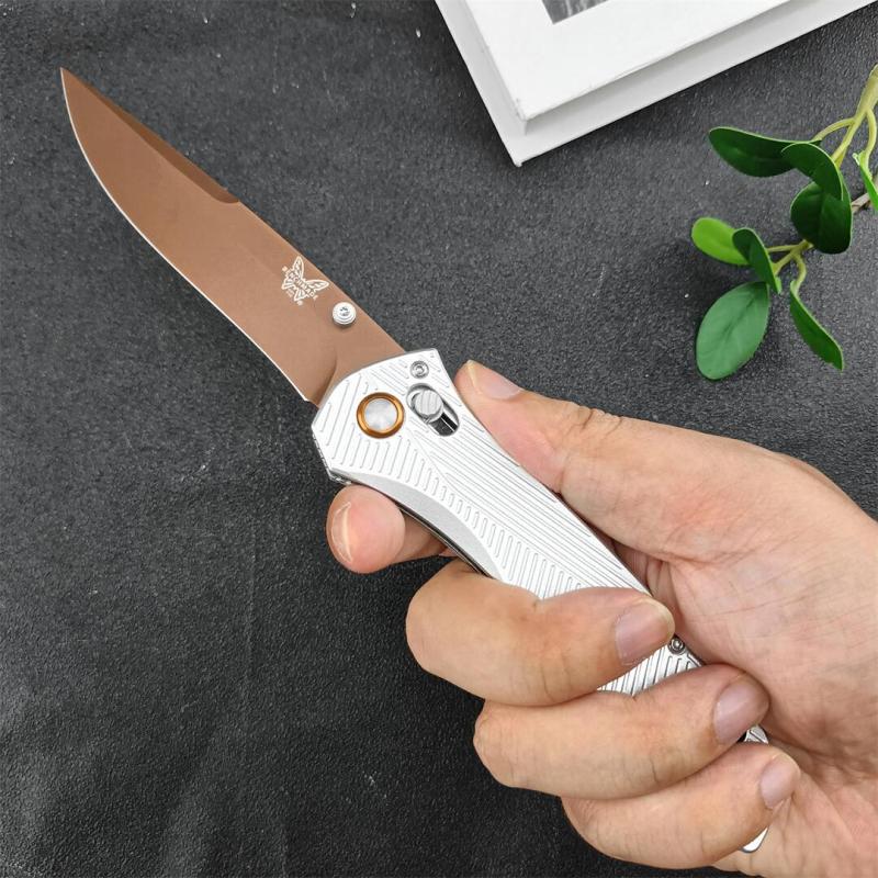 Benchmade 710FE-2 Seven | Ten Axis Folding Knife 3.93" GB-D2 Drop Point Blade, Aluminum Alloy Handles