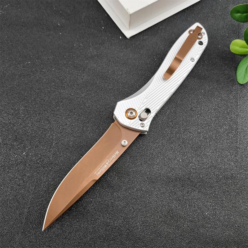 Benchmade 710FE-2 Seven | Ten Axis Folding Knife 3.93" GB-D2 Drop Point Blade, Aluminum Alloy Handles