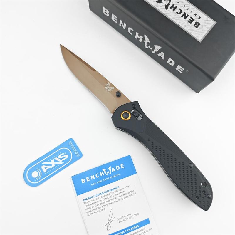 Benchmade 710FE-2 Seven | Ten Axis Folding Knife 3.93" GB-D2 Drop Point Blade, Aluminum Alloy Handles