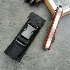 Benchmade Infidel Dagger AUTO OTF Knife 3.66" D2 Black Double Edge Blade, Wood Handles-A019