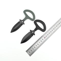 Benchmade Mini 175 Dagger Fixed Blade Knife 2.44" D2 Black Double Edge Blade, Anti Slip Cotton Handles