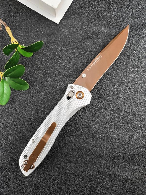 Benchmade 710FE-2 Seven | Ten Axis Folding Knife 3.93" GB-D2 Drop Point Blade, Aluminum Alloy Handles