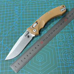 Microtech Amphibian RAM-LOK Manual Folding Knife 3.62" M390MK Plain Blade, G10 Handles