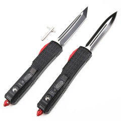 Microtech Star Wars AUTO OTF Knife 3.34" D2 Satin Double Edge Dagger Blade, Aluminum Alloy Handles