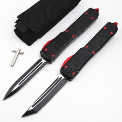 Microtech Star Wars AUTO OTF Knife 3.34" D2 Satin Double Edge Dagger Blade, Aluminum Alloy Handles
