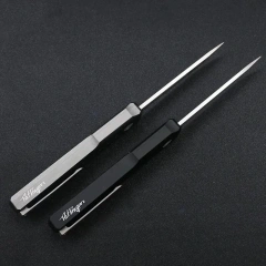 Slenderman SLM Combat OTF Knife 3.34" CPM-D2 Satin Blade, T6-Aviation Aluminum Handles