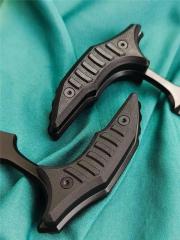2PC/Set All Black Claw karambit Tactical Fixed Blade Knife