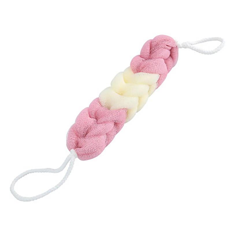 Long Bath Loofahs Stretchable Braided Mesh Exfoliating Loofah Back Scrubber Ball Body Bath Shower Sponge