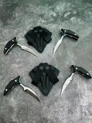 2PC/Set Claw karambit Tactical Fixed Blade Knife