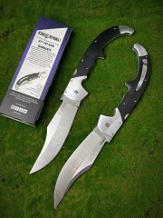 CS 62MA XL Espada Folding Knife 7.51" S35VN Satin Blade, Polished G10 Handles with Aluminum Bolsters, Lockback