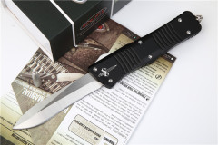 Microtech Combat Troodon AUTO OTF Knife 3.77" D2 Satin Blade, Aviation Aluminum Handles
