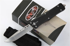 Microtech Combat Troodon AUTO OTF Knife 3.77" D2 Satin Blade, Aviation Aluminum Handles