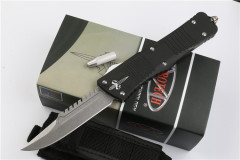 Microtech Combat Troodon AUTO OTF Knife 3.77" D2 Satin Blade, Aviation Aluminum Handles