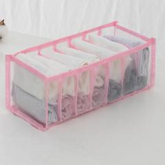 New In Household Foldable Mesh Drawer Organizers Storage Box Socks Bra Panties Home Storage Organizer Housewear & Furnishings
