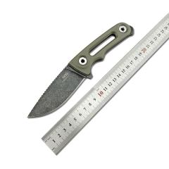 SOG Provider FX Fixed Blade Knife 3.75" 154CM Drop Point Blade, OD Green G10 Handles
