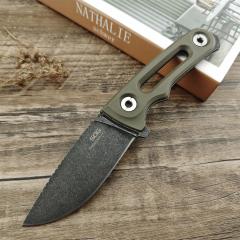 SOG Provider FX Fixed Blade Knife 3.75" 154CM Drop Point Blade, OD Green G10 Handles
