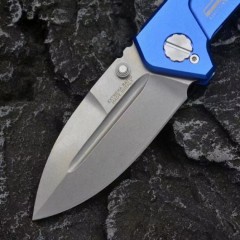 Extrema Ratio FRAME Rock Folding Knife 2.95" D2 Drop Combo Blade, T6-Aluminum Alloy Handles