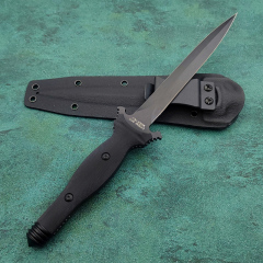 Extrema Ratio Suppressor Dagger 6.89" Black N690 Double Edge Blade, G10 Handles