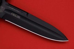 Extrema Ratio R.e.o.s Tactical Fixed Blade Knife 5.51" N690 Black Blade, Forprene Handles