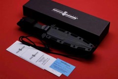 Extrema Ratio R.e.o.s Tactical Fixed Blade Knife 5.51" N690 Black Blade, Forprene Handles