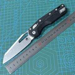 Microtech MSI RAM-LOK Manual Folding Knife 3.42" M390MK Plain Blade, G10 Handles, AXIS Lock
