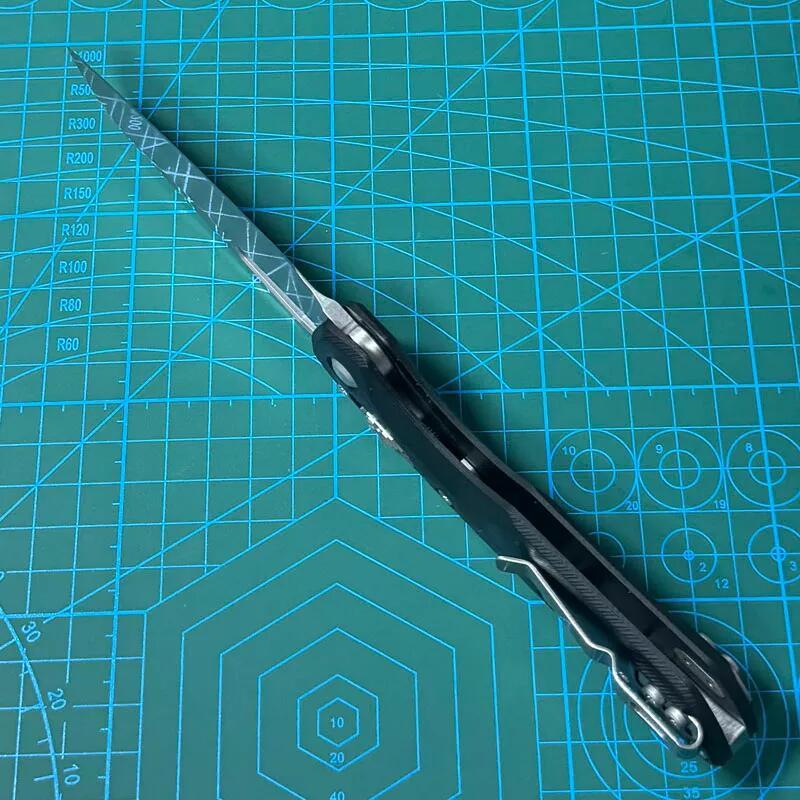 Microtech MSI RAM-LOK Manual Folding Knife 3.42" M390MK Plain Blade, G10 Handles, AXIS Lock