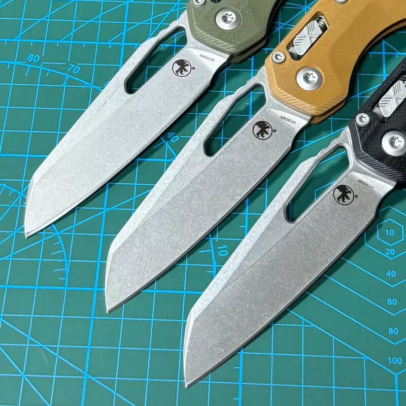 Microtech MSI RAM-LOK Manual Folding Knife 3.42" M390MK Plain Blade, G10 Handles, AXIS Lock