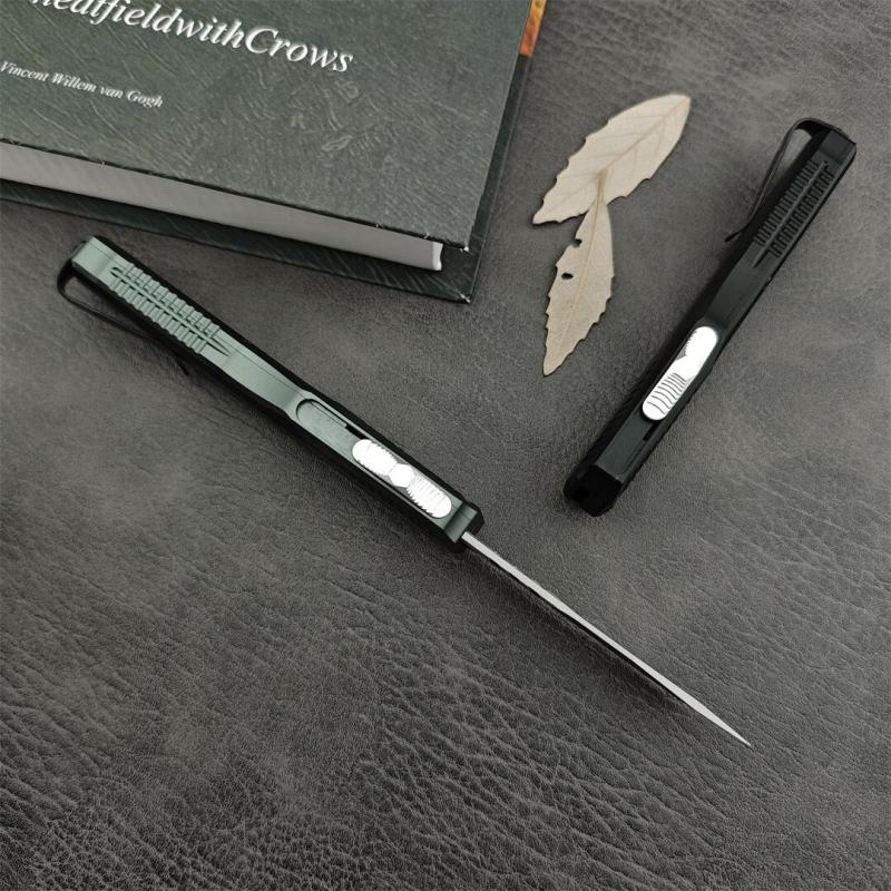 Kershaw 9000TDAM Matt Diskin Livewire OTF AUTO Knife 3.3" CPM-MagnaCut Tanto Blade, Black Aluminum Handles