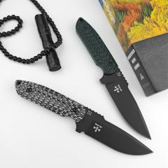 Pro-Tech Rockeye PR-2 Fixed Blade Knife 3.82" D2 DLC Plain Blade, G10 Handles