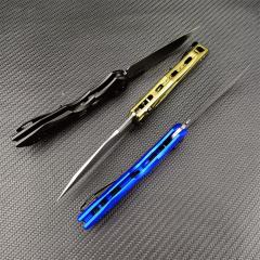 Kershaw 7650 Launch 13 AUTO Folding Knife 3.5" Two-Tone CPM-154 Wharncliffe Blade, Anodized Aluminum Handles