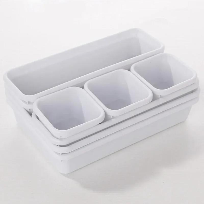 Household item drawer plastic storage box partition art combination eight piece cosmetic storage desktop organization