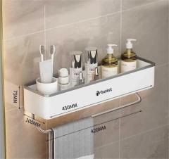Mounted Bathroom Organizer Shelf Shampoo Cosmetic Storage Rack Bath kitchen Towel Holder Household Items Bathroom Accessories