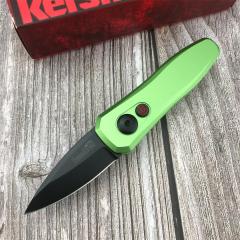 Kershaw 7500OLSW Launch 4 AUTO Folding Knife 1.9" CPM-154 Stonewashed Blade, OD Green Aluminum Handles