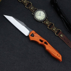 Kershaw 7650 Launch 13 AUTO Folding Knife 3.5" Two-Tone CPM-154 Wharncliffe Blade, Anodized Aluminum Handles