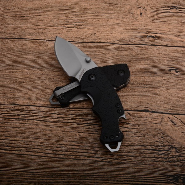 Kershaw 3800 Shuffle II Multi- Function Folding Knife 2.25" Blackwash 8Cr14mov Plain Blade, Glass-Filled Nylon Handles