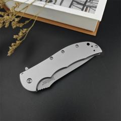 Kershaw 3655BW Folding Knife 3.35" Working Finish 8Cr13mov Drop Point Blade, Aluminum Handles